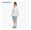 LOGO TEDDY JACKET - CREAM WHITE