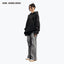 DESTRUCTION A-LINE HOODIE - BLACK