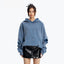 DESTRUCTION A-LINE HOODIE - BLUE