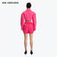LONG SLEEVE SHORT DENIM JACKET - PINK