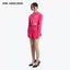 LONG SLEEVE SHORT DENIM JACKET - PINK