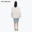 LOGO TEDDY JACKET - CREAM WHITE