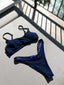 Malibu Night Navy Sparkle Bikini Set