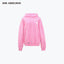 SPLASHED RIPPED-OFF HOODIE - PINK