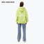 SPLASHED RIPPED-OFF HOODIE - FLUORESCENT GREEN