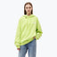 SPLASHED RIPPED-OFF HOODIE - FLUORESCENT GREEN