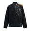 13 De Marzo, 13De Marzo, Shoulder, Astrtonaunt, Teddy Bear, Denim Jacket, Black