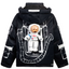 13De Marzo, 13 De Marzo, Astronaut, Teddy Bear, Down Jacket, Painted, Black