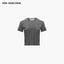 SLIM FIT SPORTS TOP ROUND NECK T-SHIRT - GREY