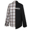 13 De Marzo, 13De Marzo, Plaid, Wool, Patchwork, Suit, Black