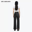ASYMMETRIC TWISTED BOOTCUT JEANS - WHITE