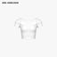 SQUARE NECK SHORT SLEEVE T-Shirt - WHITE