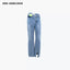 ASYMMETRIC TWISTED BOOTCUT JEANS - BLUE