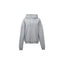 OFF SHOULDER HOODIE - GREY