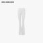 HIGH WAIST FLARED STRETCH SLIM-FIT PANTS - LIGHT GREY