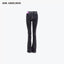 FLARED HIGH-RISE JEANS - BLACK