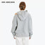 OFF SHOULDER HOODIE - GREY
