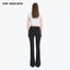 HIGH WAIST FLARED STRETCH SLIM-FIT PANTS - PINK