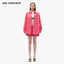 LOGO LONG SLEEVE SHIRT WITH SHORTS - ROSE RED