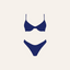 OCEAN BREEZE 2 PIECE BIKINI SET - NAVY