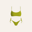 SEE YOU AT BEACH 2 PIECE BIKINI SET - WASABI GREEN