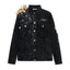 13 De Marzo, 13De Marzo, Shoulder, Astrtonaunt, Teddy Bear, Denim Jacket, Black