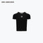 METAL LOGO SLIM FIT T-SHIRT - BLACK